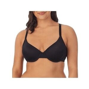 Vince Camuto Spacer T-Shirt Bra Black Comfort Molded Microfiber Full Figure 42D